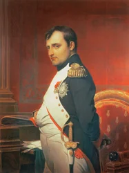 Napoleon (1769-1821) ve své pracovně